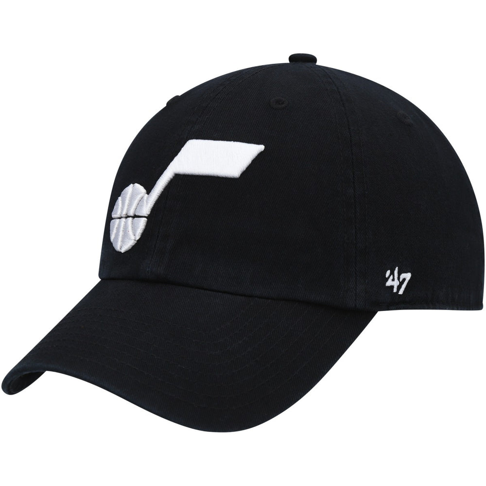 47 brand - Utah Jazz '47 Core Logo Clean Up Adjustable Hat - Black