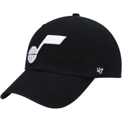 47 brand - Utah Jazz '47 Core Logo Clean Up Adjustable Hat - Black