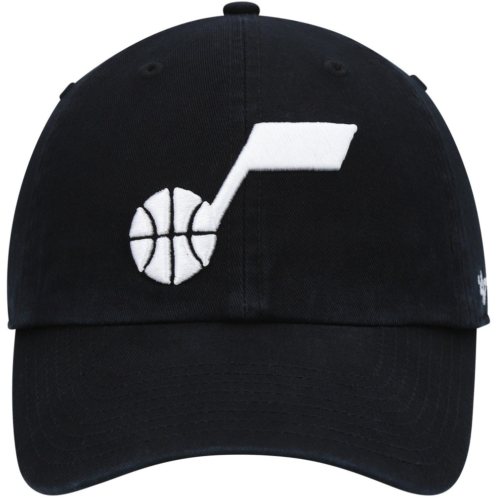 47 brand - Utah Jazz '47 Core Logo Clean Up Adjustable Hat - Black