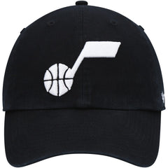 47 brand - Utah Jazz '47 Core Logo Clean Up Adjustable Hat - Black