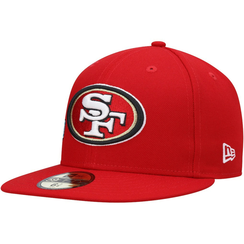 San Francisco 49ers New Era Stateview 59FIFTY Fitted Hat Scarlet - NFL