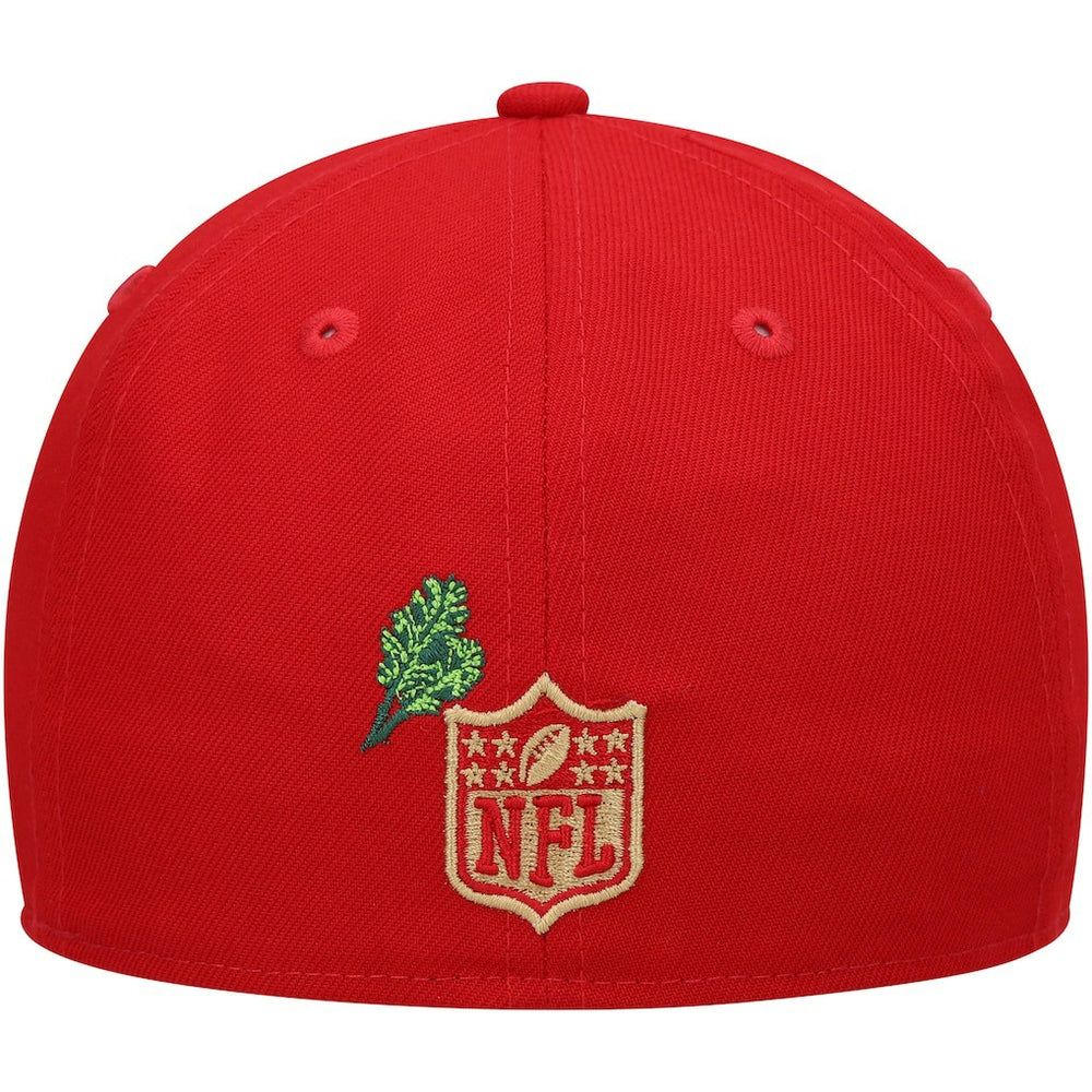 San Francisco 49ers New Era Stateview 59FIFTY Fitted Hat Scarlet - NFL