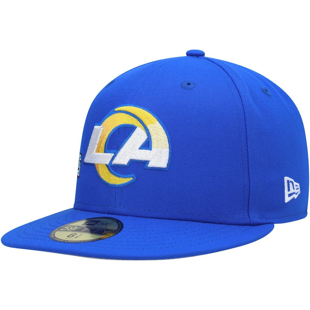 Los Angeles Rams New Era Stateview 59FIFTY Fitted Hat Royal - NFL