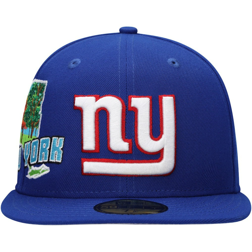 New York Giants New Era Stateview 59FIFTY Fitted Hat Royal - NFL