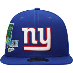 New York Giants New Era Stateview 59FIFTY Fitted Hat Royal - NFL