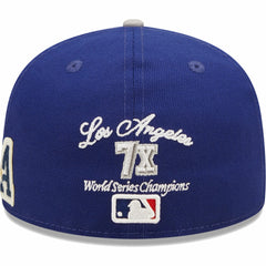 Los Angeles Dodgers New Era 2020 World Series Champions  Letterman 59FIFTY Fitted Hat for sale