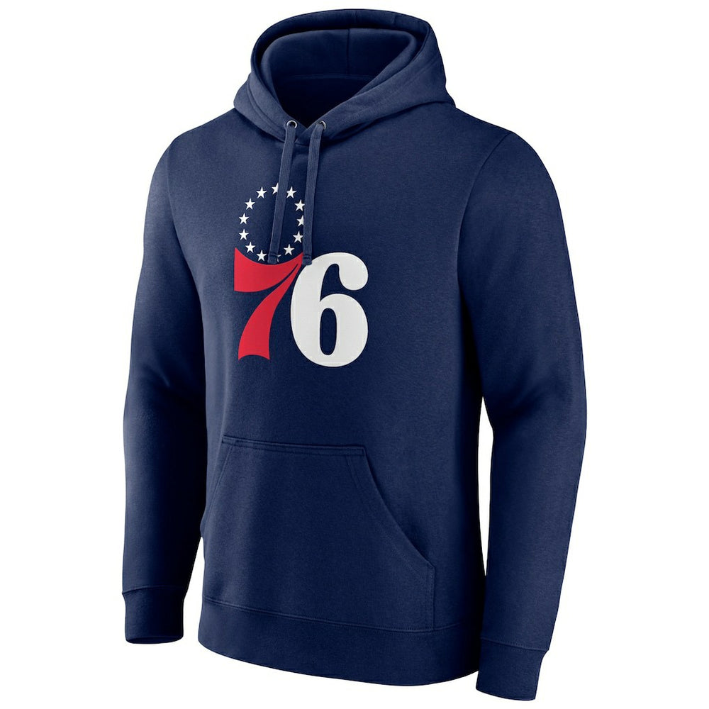 NBA - Tyrese Maxey Philadelphia 76ers Playmaker Pullover Hoodie - Navy