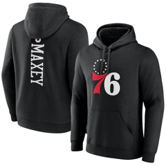 NBA - Tyrese Maxey Philadelphia 76ers Playmaker Pullover Hoodie - Black
