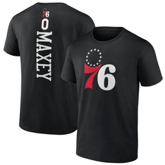 NBA - Tyrese Maxey Philadelphia 76ers Playmaker T-Shirt - Black