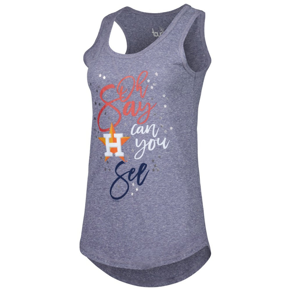 Houston Astros Touch Women's Americana Tri-Blend Racerback Tank Top Near Me