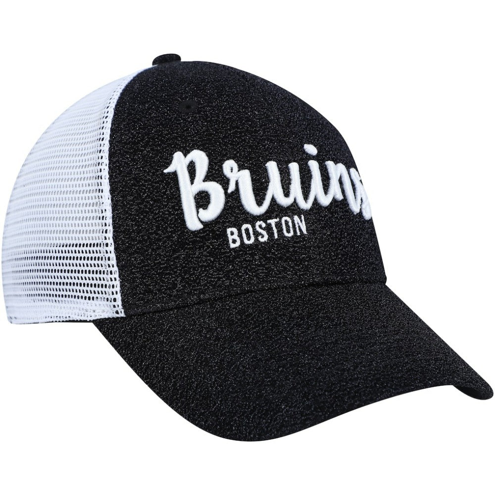 Boston Bruins '47 Women's Encore MVP Trucker Snapback Hat Black/White