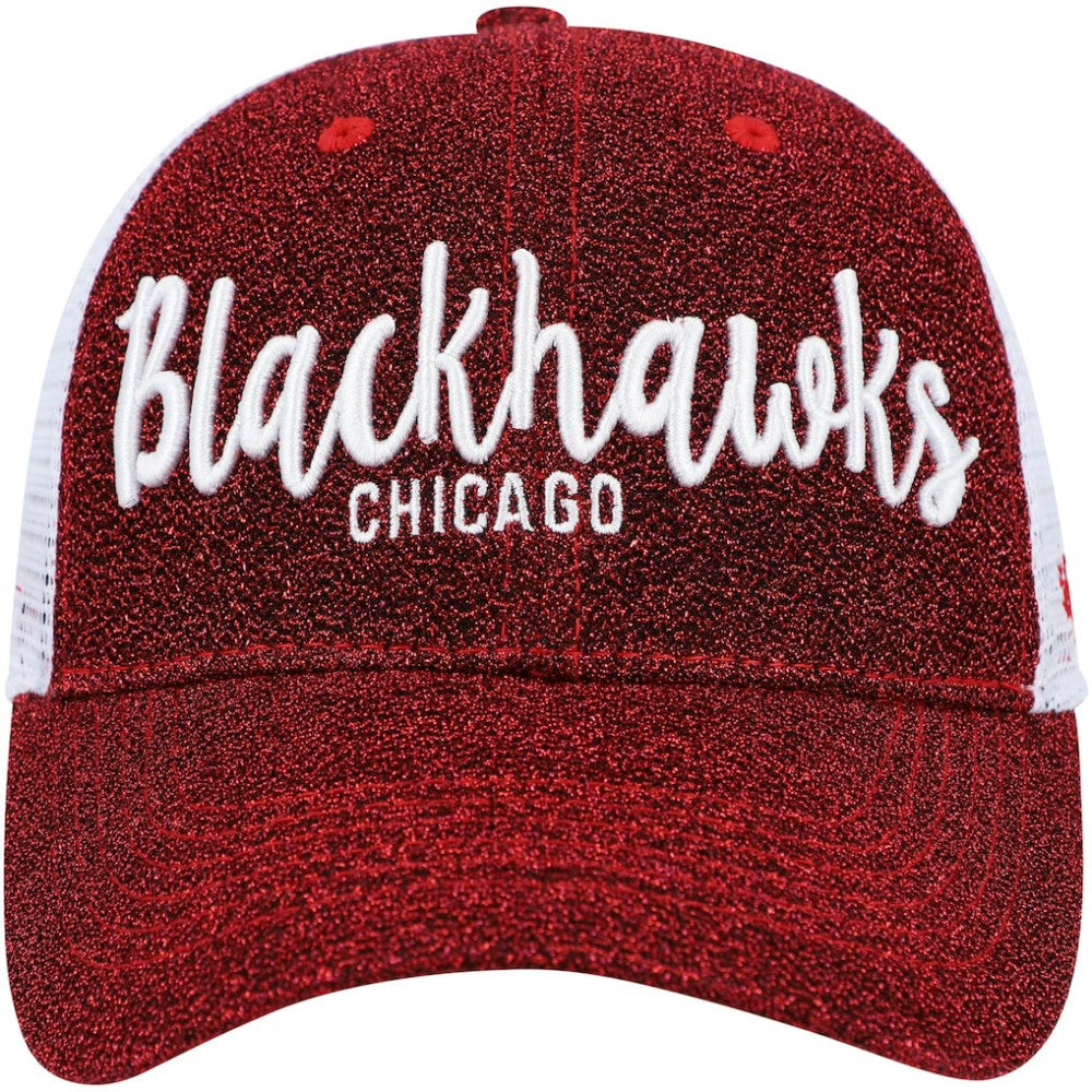 Chicago Blackhawks '47 Women's Encore MVP Trucker Snapback Hat Red/White