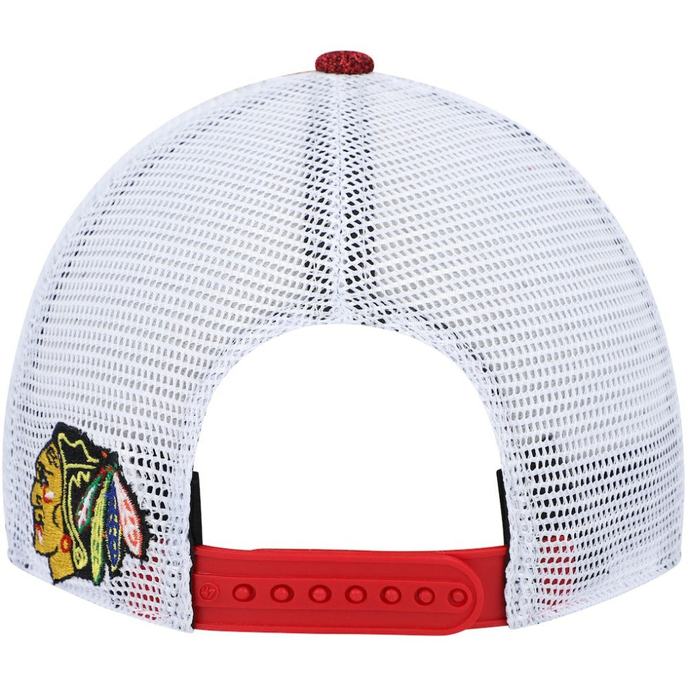 Chicago Blackhawks '47 Women's Encore MVP Trucker Snapback Hat Red/White