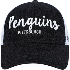 Pittsburgh Penguins '47 Women's Encore MVP Trucker Snapback Hat Black/White