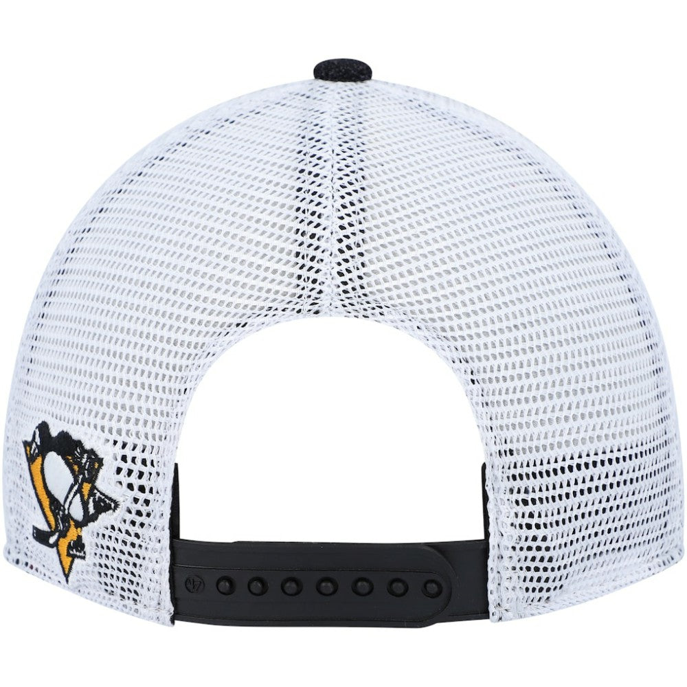 Pittsburgh Penguins '47 Women's Encore MVP Trucker Snapback Hat Black/White