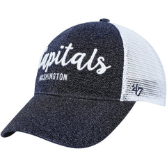 Washington Capitals '47 Women's Encore MVP Trucker Snapback Hat Navy/White