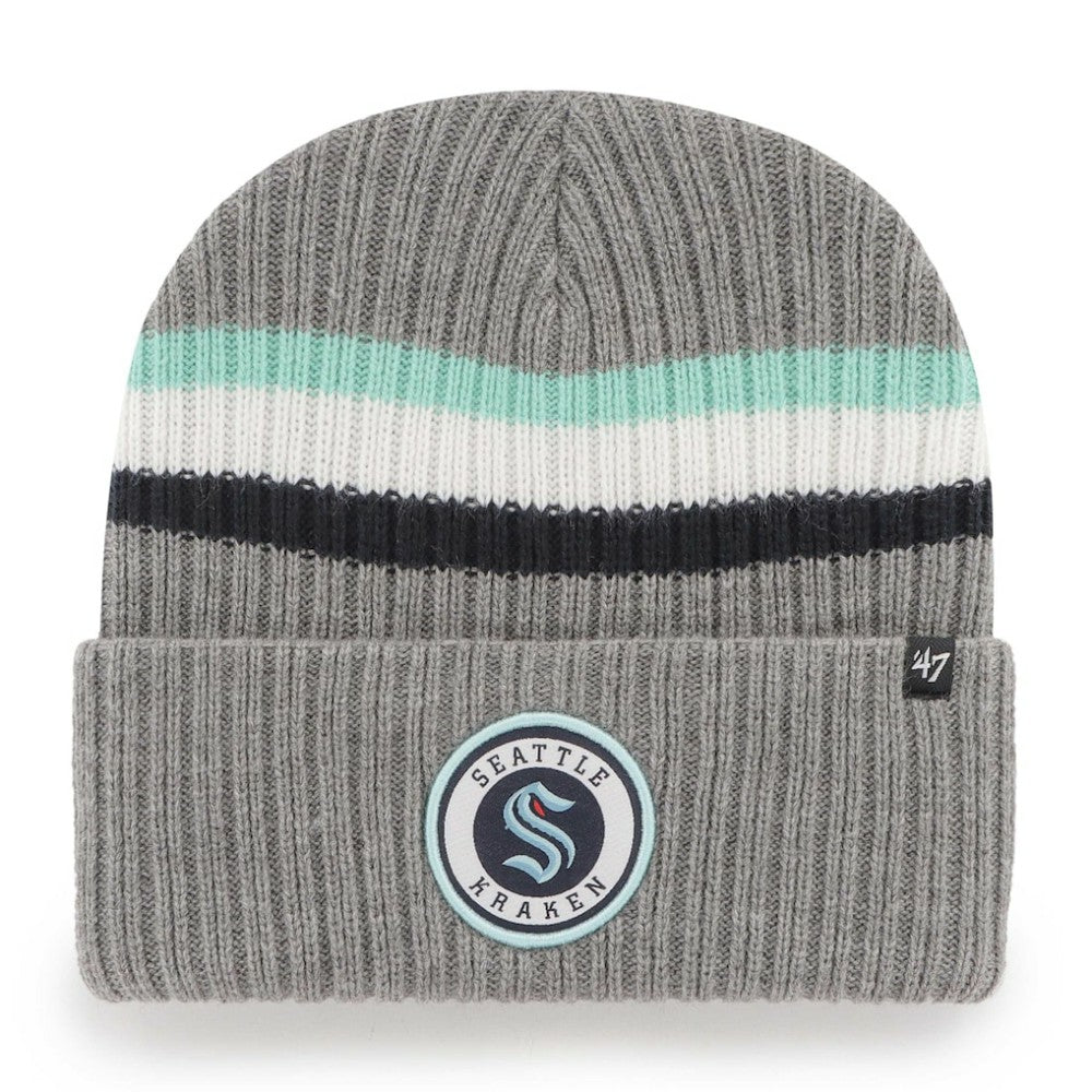 Seattle Kraken '47 Highline Cuffed Knit Hat Charcoal
