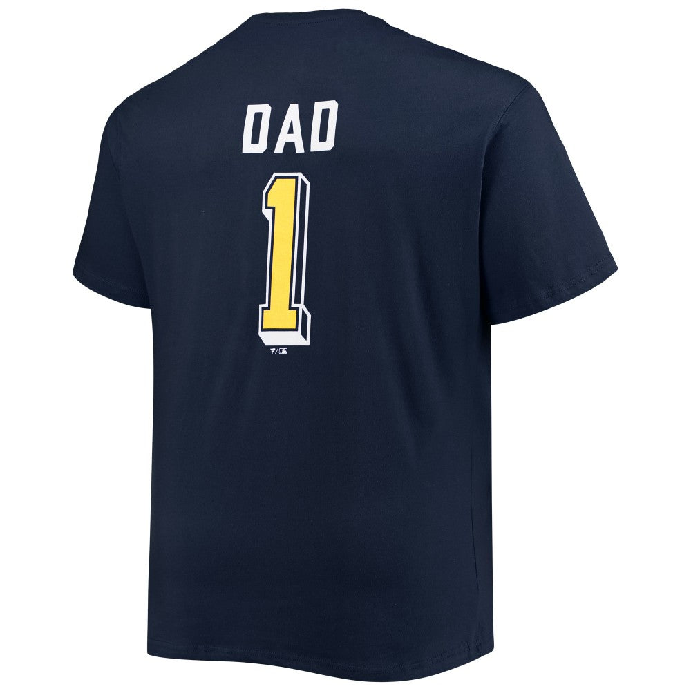 Milwaukee Brewers Big & Tall Father's Day #1 Dad T-Shirt Near Me