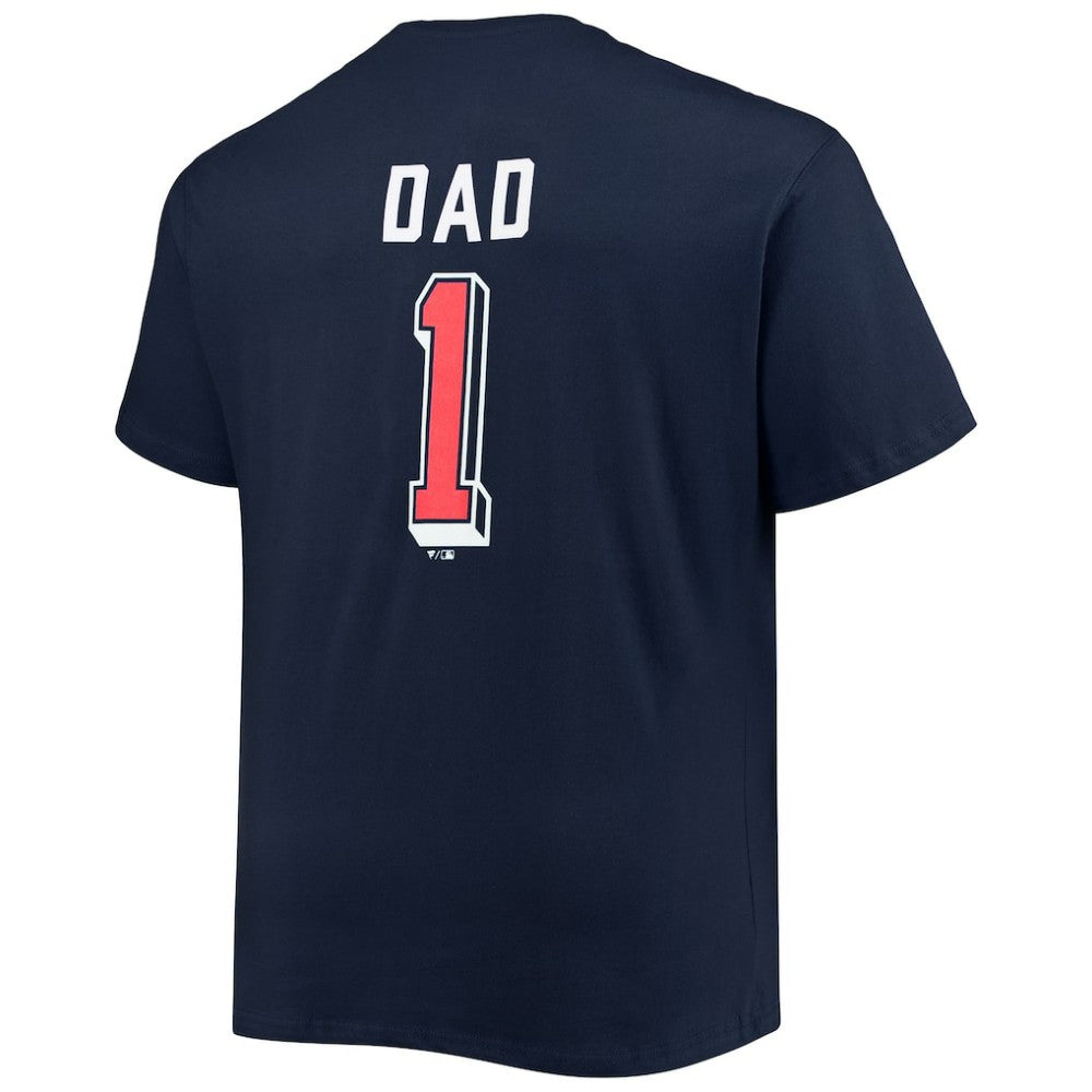 Cleveland Guardians Big & Tall Father's Day #1 Dad T-Shirt On Sale