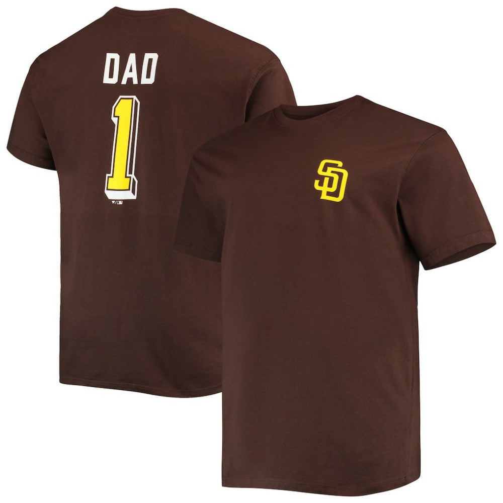 San Diego Padres Big & Tall Father's Day #1 Dad T-Shirt Near Me