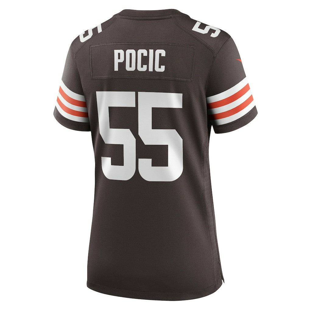 Ethan Pocic Cleveland Browns Women's Game Jersey Brown - Nike