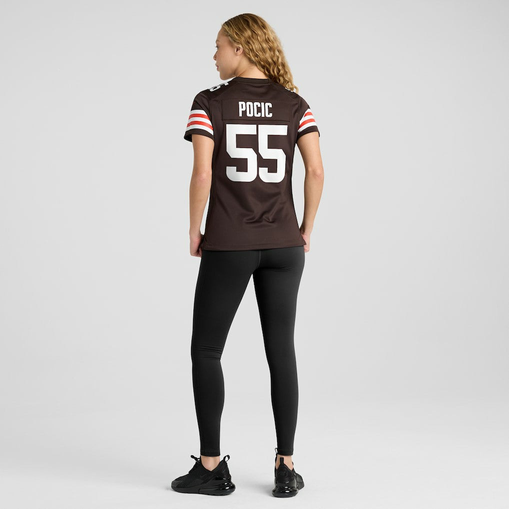 Ethan Pocic Cleveland Browns Women's Game Jersey Brown - Nike