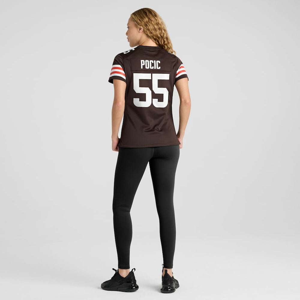 Ethan Pocic Cleveland Browns Women's Game Jersey Brown - Nike
