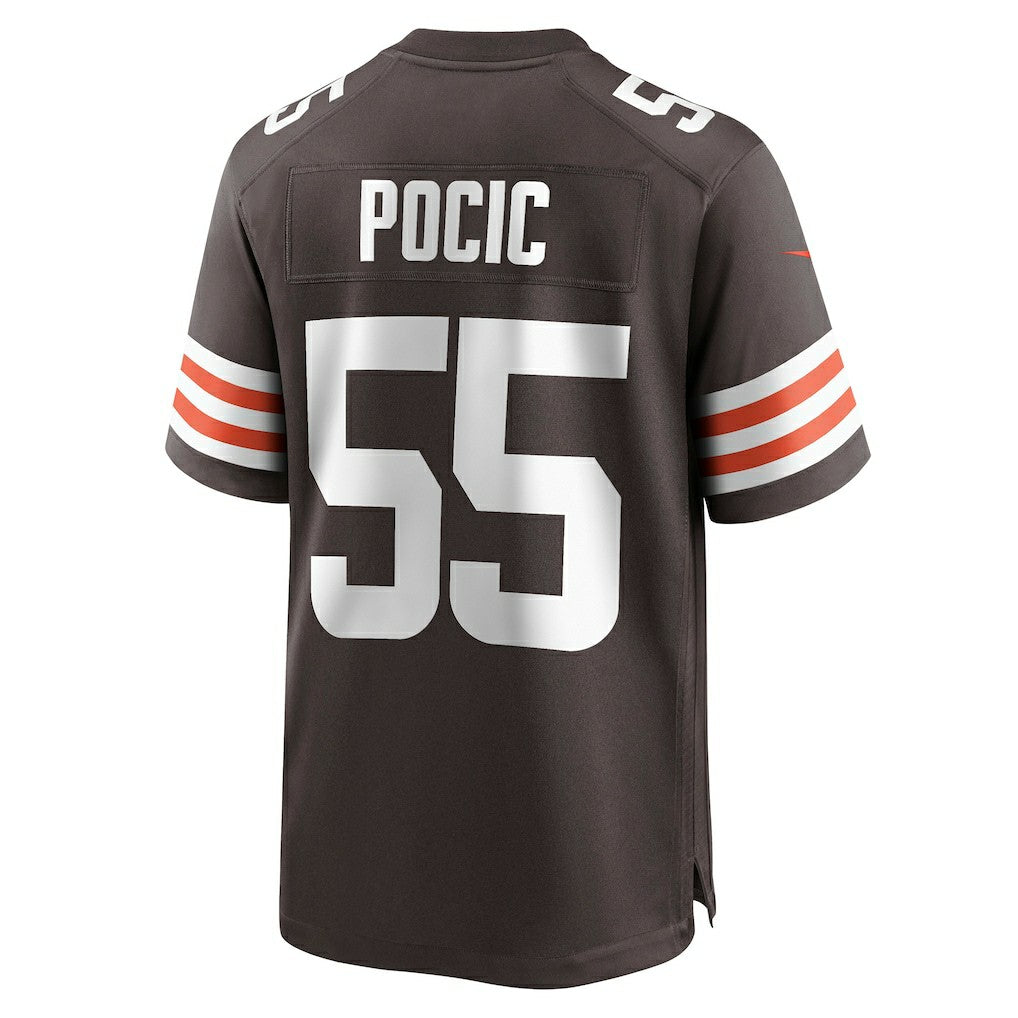 Ethan Pocic Cleveland Browns Game Jersey Brown - Nike