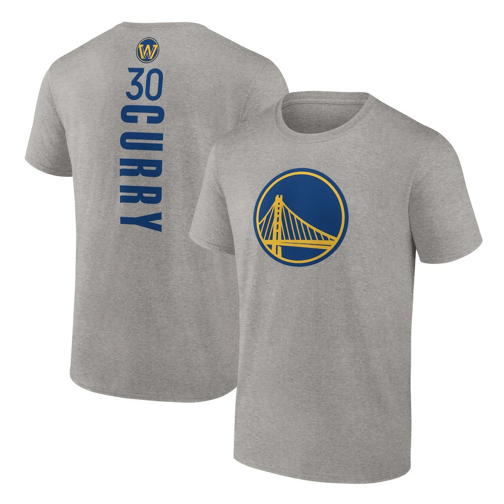 NBA - Stephen Curry Golden State Warriors Playmaker Name & Number T-Shirt - Heathered Gray