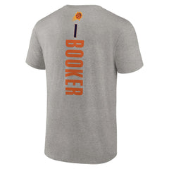 NBA - Devin Booker Phoenix Suns Playmaker Name & Number T-Shirt - Heathered Gray