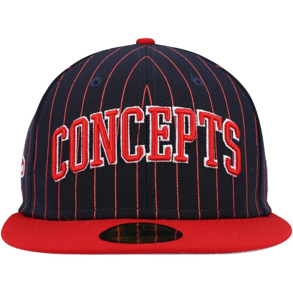 Boston Red Sox New Era Concepts Pinstripe 59FIFTY Fitted Hat discount
