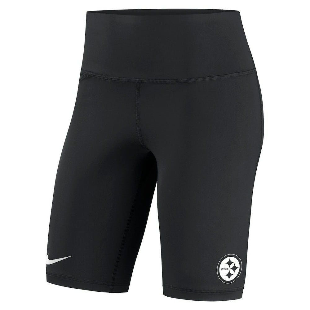 Pittsburgh Steelers Women's Biker Shorts Black - Nike