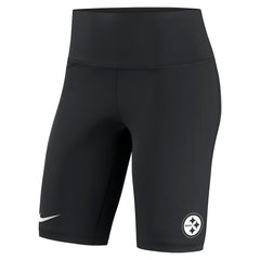 Pittsburgh Steelers Women's Biker Shorts Black - Nike