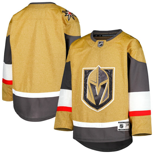 Vegas Golden Knights Youth 2021/22 Home Premier Jersey - Gold | NHL Jerseys