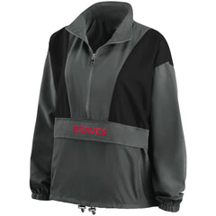 Atlanta Braves WEAR by Erin Andrews Women's Packable Half-Zip Jacket Near Me