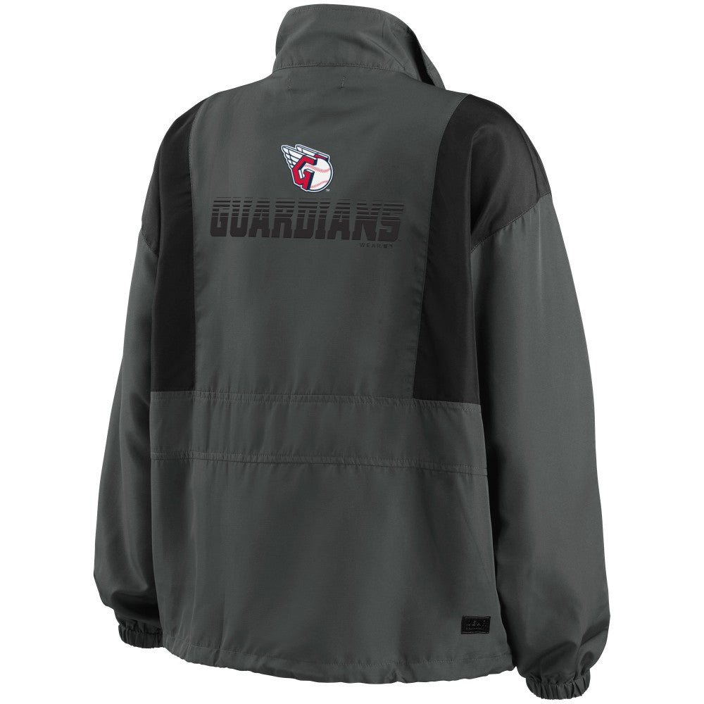 Cleveland Guardians WEAR by Erin Andrews Women's Packable Half-Zip Jacket Sale