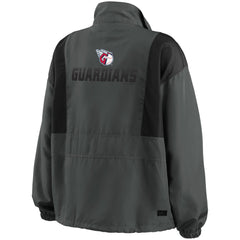 Cleveland Guardians WEAR by Erin Andrews Women's Packable Half-Zip Jacket Sale