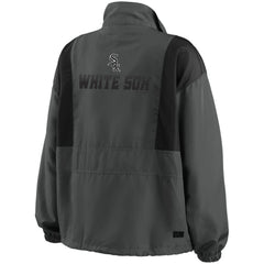 Chicago White Sox WEAR by Erin Andrews Women's Packable Half-Zip Jacket for sale