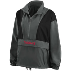 St. Louis Cardinals WEAR by Erin Andrews Women's Packable Half-Zip Jacket Lifestyle