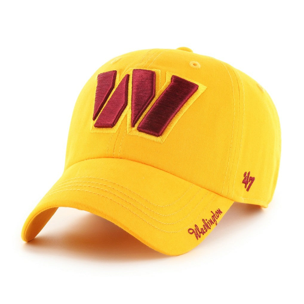 Washington Commanders '47 Women's Miata Clean Up Secondary Logo Adjustable Hat Gold - 47 brand