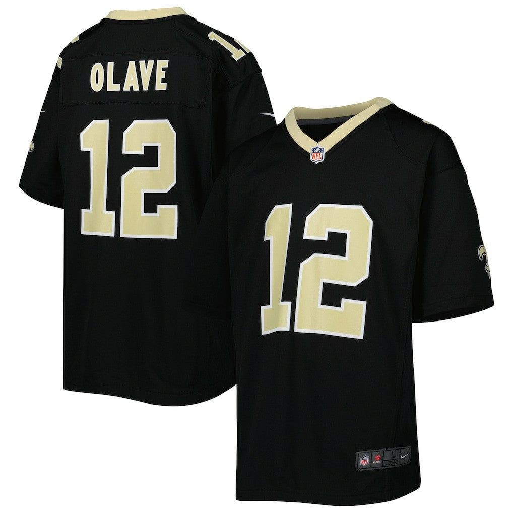 Chris Olave New Orleans Saints Youth Game Jersey Black - Nike
