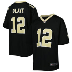Chris Olave New Orleans Saints Youth Game Jersey Black - Nike