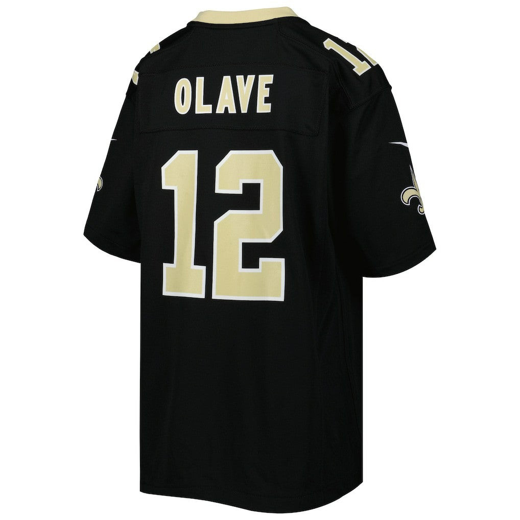 Chris Olave New Orleans Saints Youth Game Jersey Black - Nike