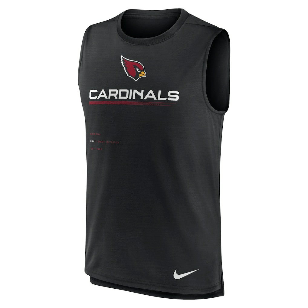 Arizona Cardinals Muscle Trainer Tank Top Black - Nike