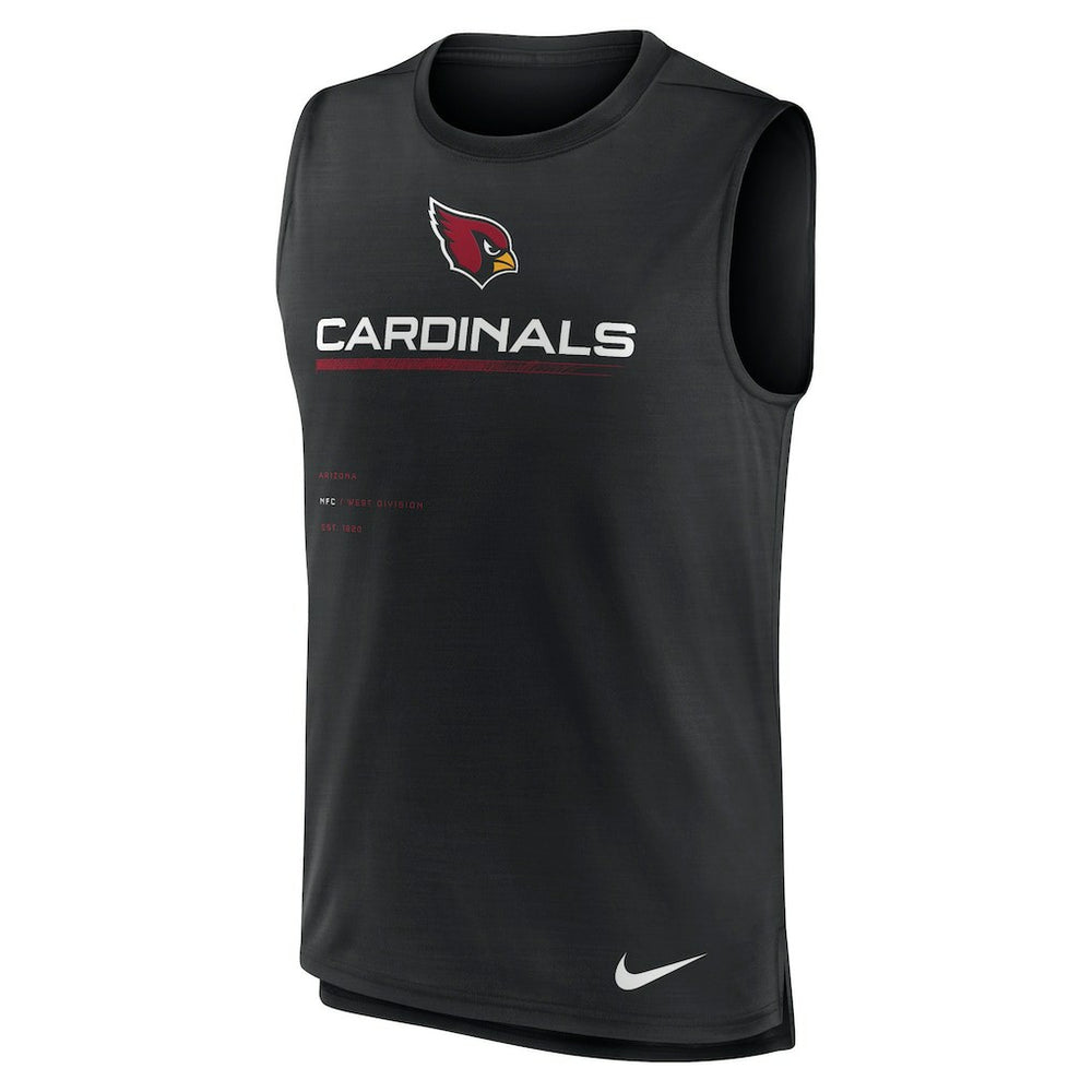 Arizona Cardinals Muscle Trainer Tank Top Black - Nike