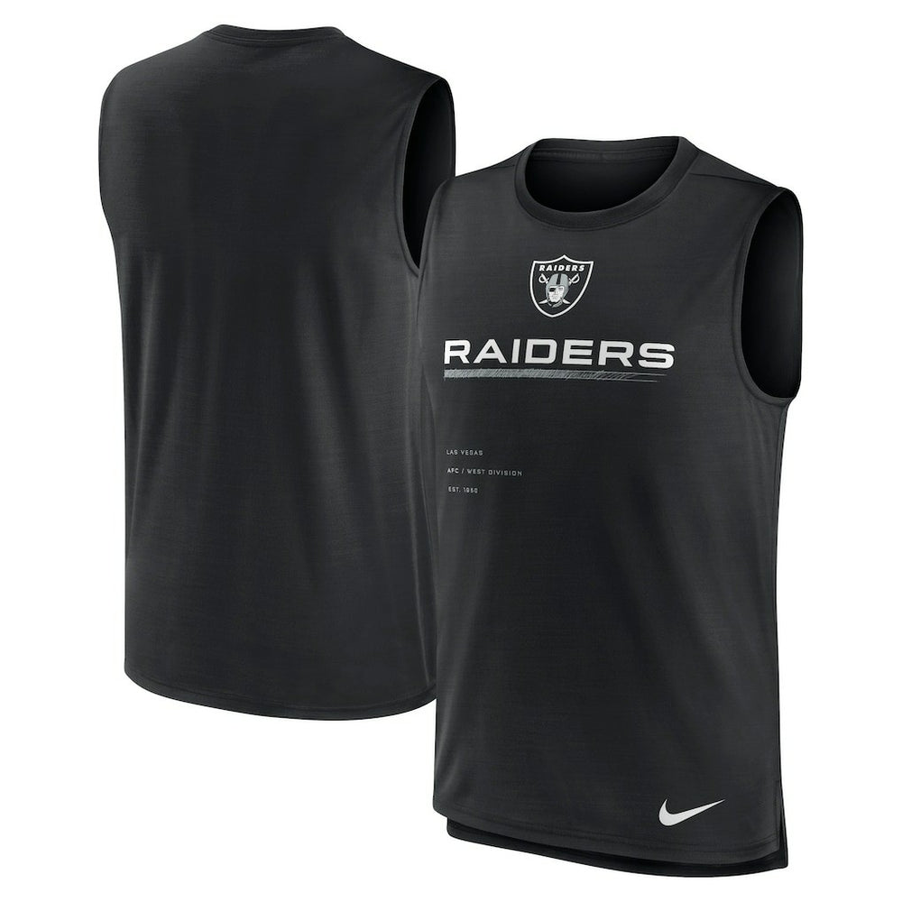 Las Vegas Raiders Muscle Trainer Tank Top Black - Nike