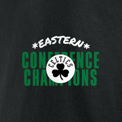 Fanatics - Boston Celtics Women's 2022 Eastern Conference Champions Balanced Attack Roster V-Neck T-Shirt - Black
