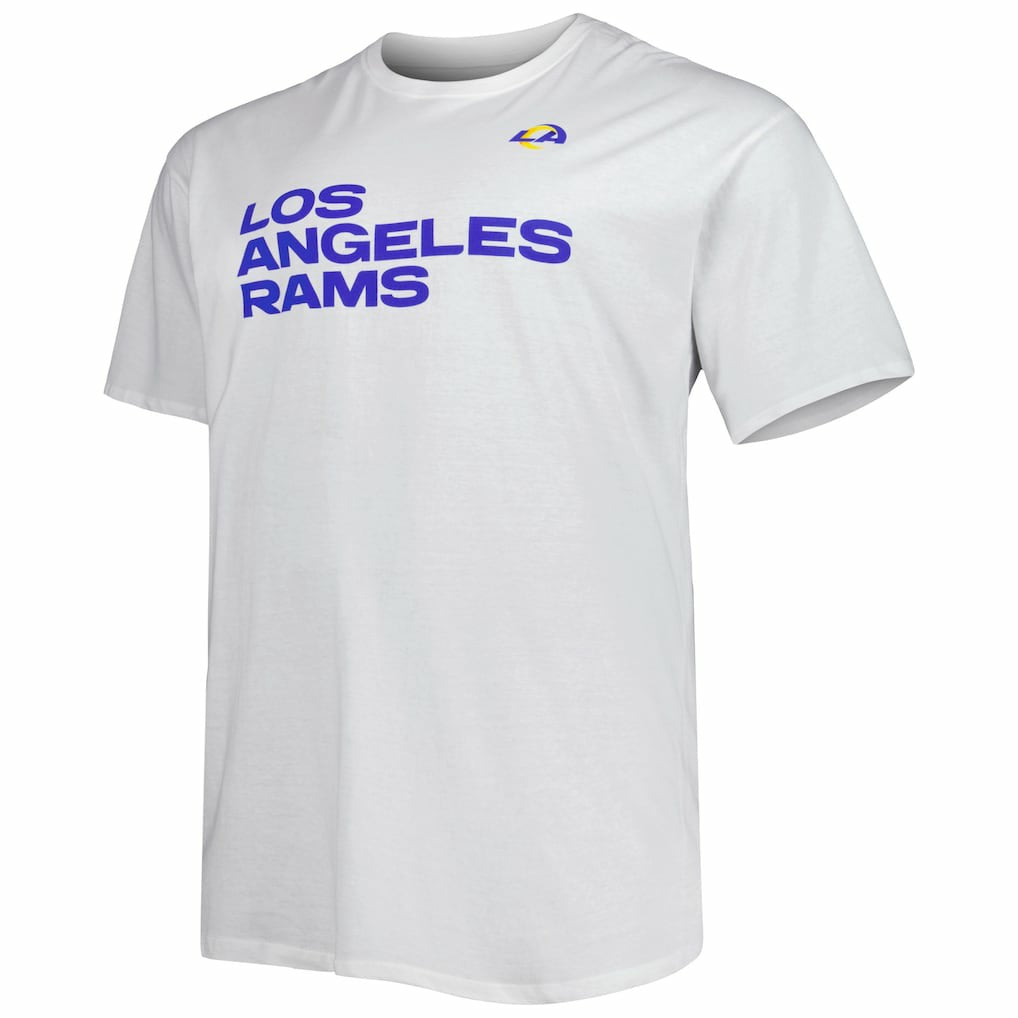 Los Angeles Rams Big & Tall Hometown Collection Hot Shot T-Shirt White - Fanatics