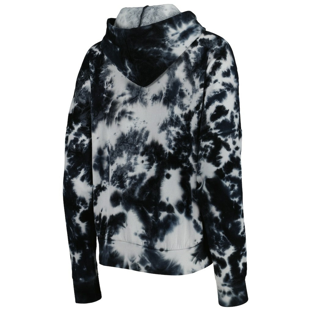 Atlanta Falcons New Era Women's Cloud Dye Fleece Pullover Hoodie Black - NFL