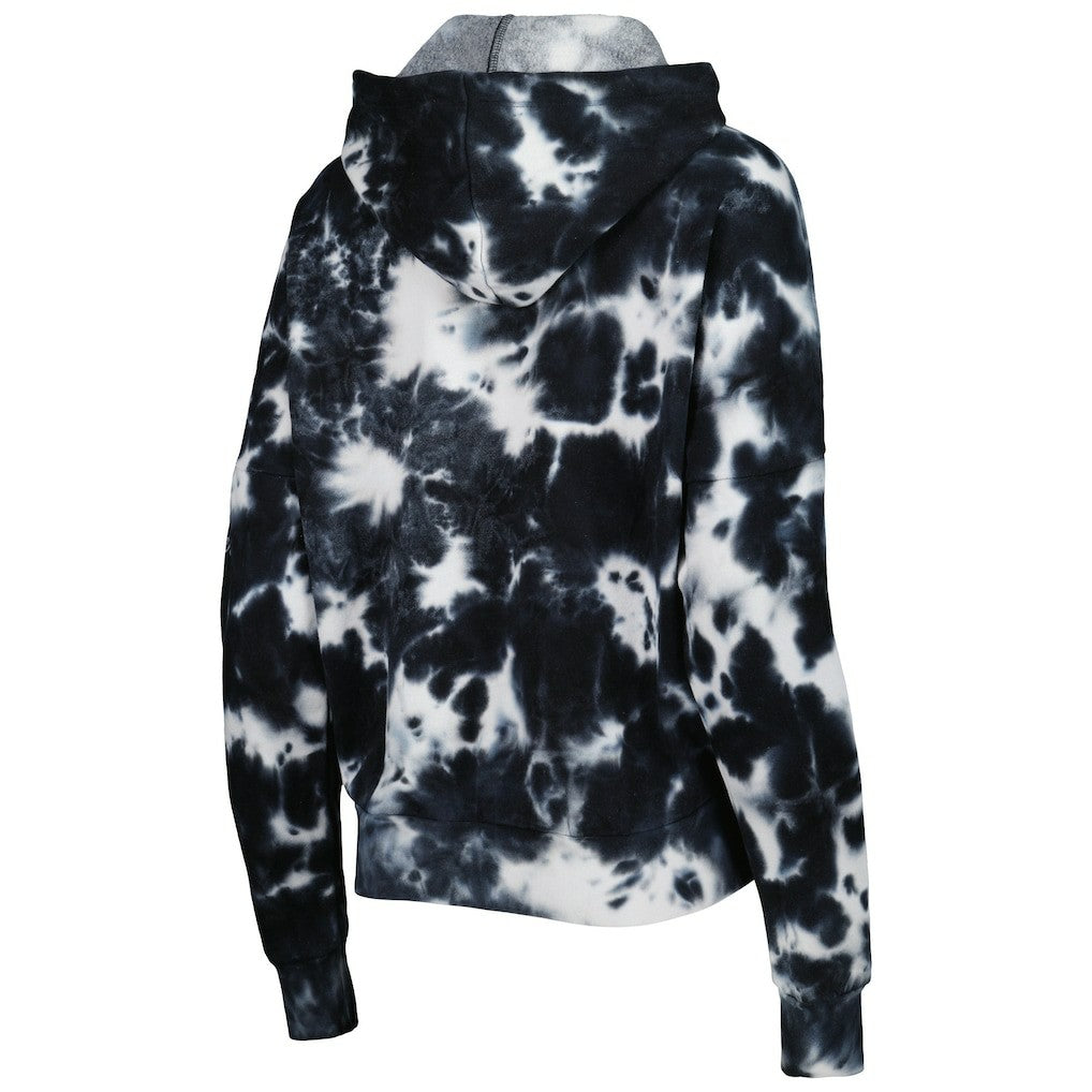Las Vegas Raiders New Era Women's Cloud Dye Fleece Pullover Hoodie Black - NFL